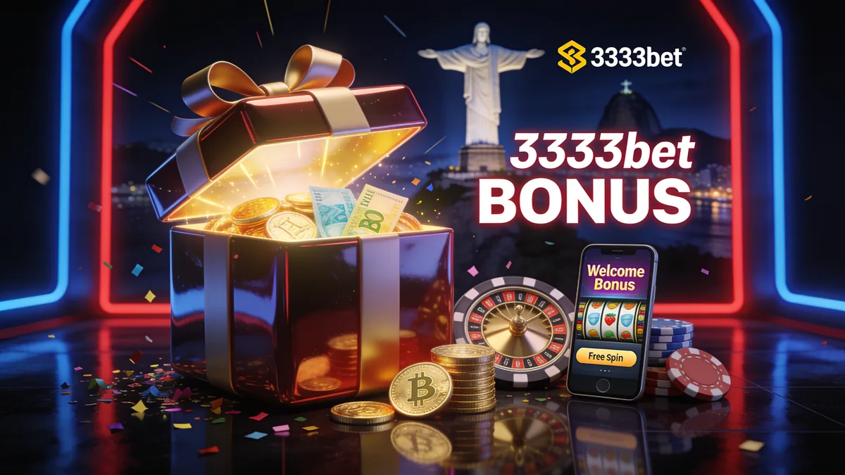 3333bet no Brasil — Bônus de boas-vindas 3333bet